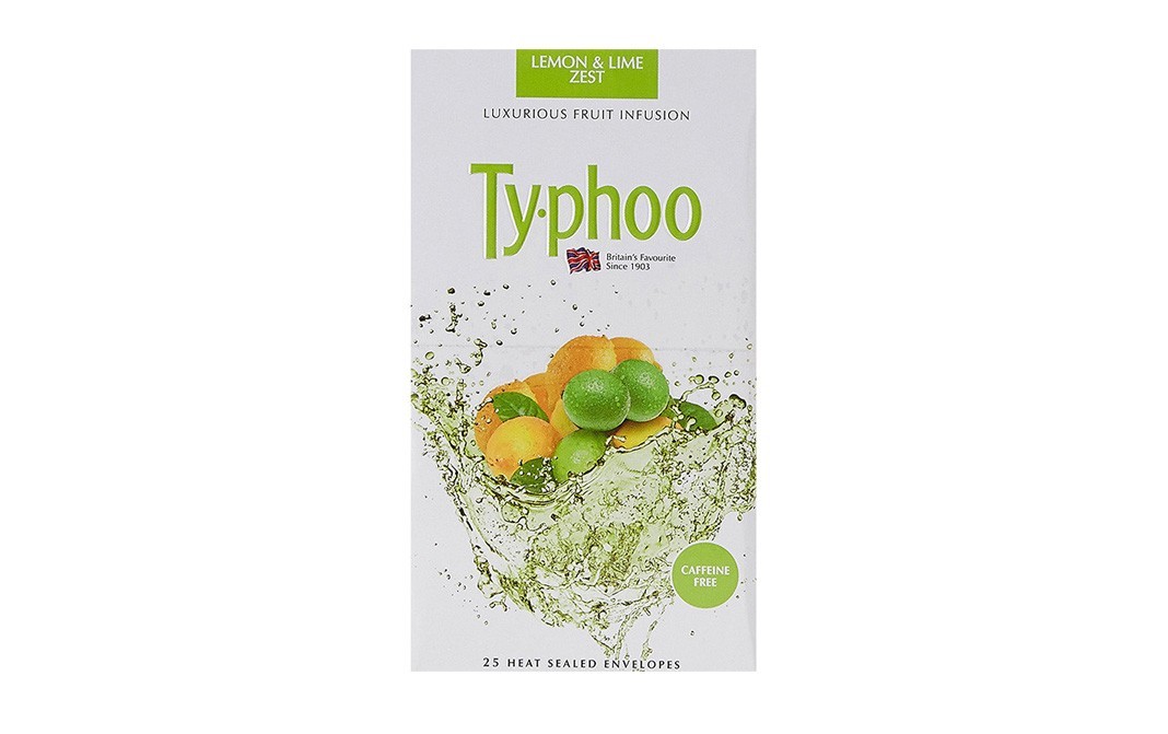 Typhoo Lime & Lemon Zesty Flavoured Tea   Box  25 pcs